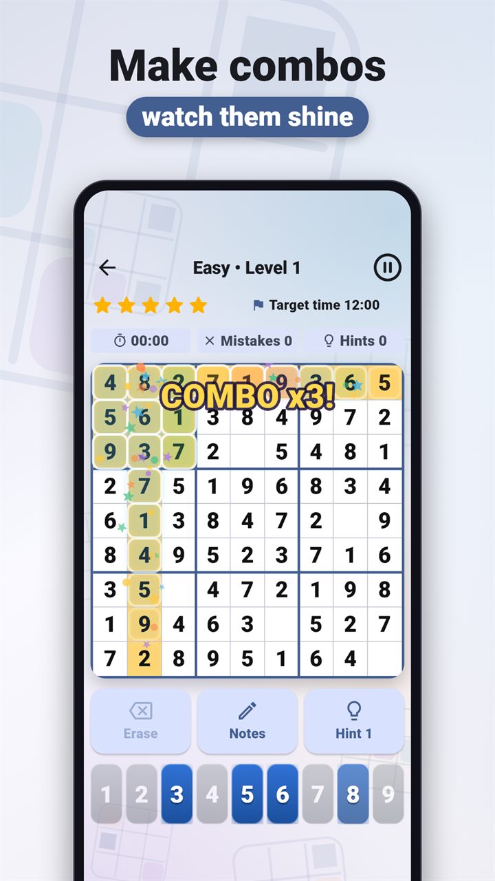 Sudoku Duel combo effect