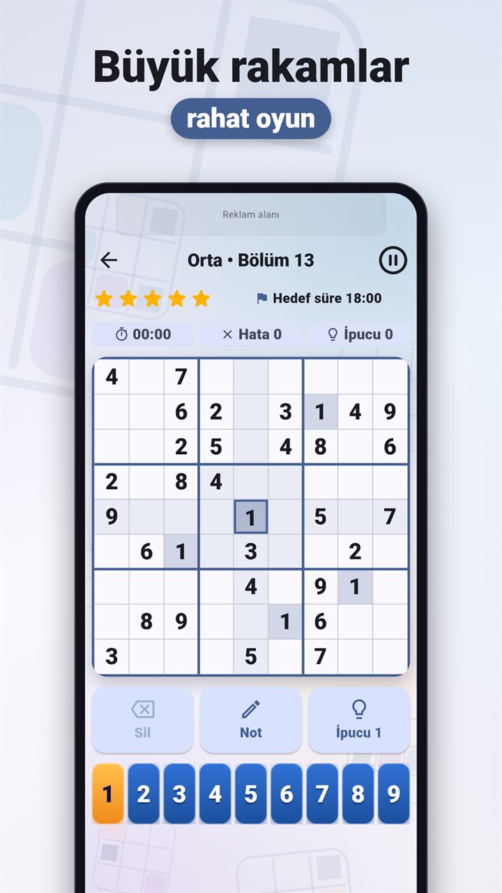 Sudoku Düello oyun ekranı